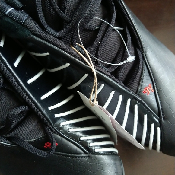 Sz 10 Adidas TMAC 3 Restomod Raptors Black Purple Mens Basketball Shoe GY2394 - Picture 8 of 9